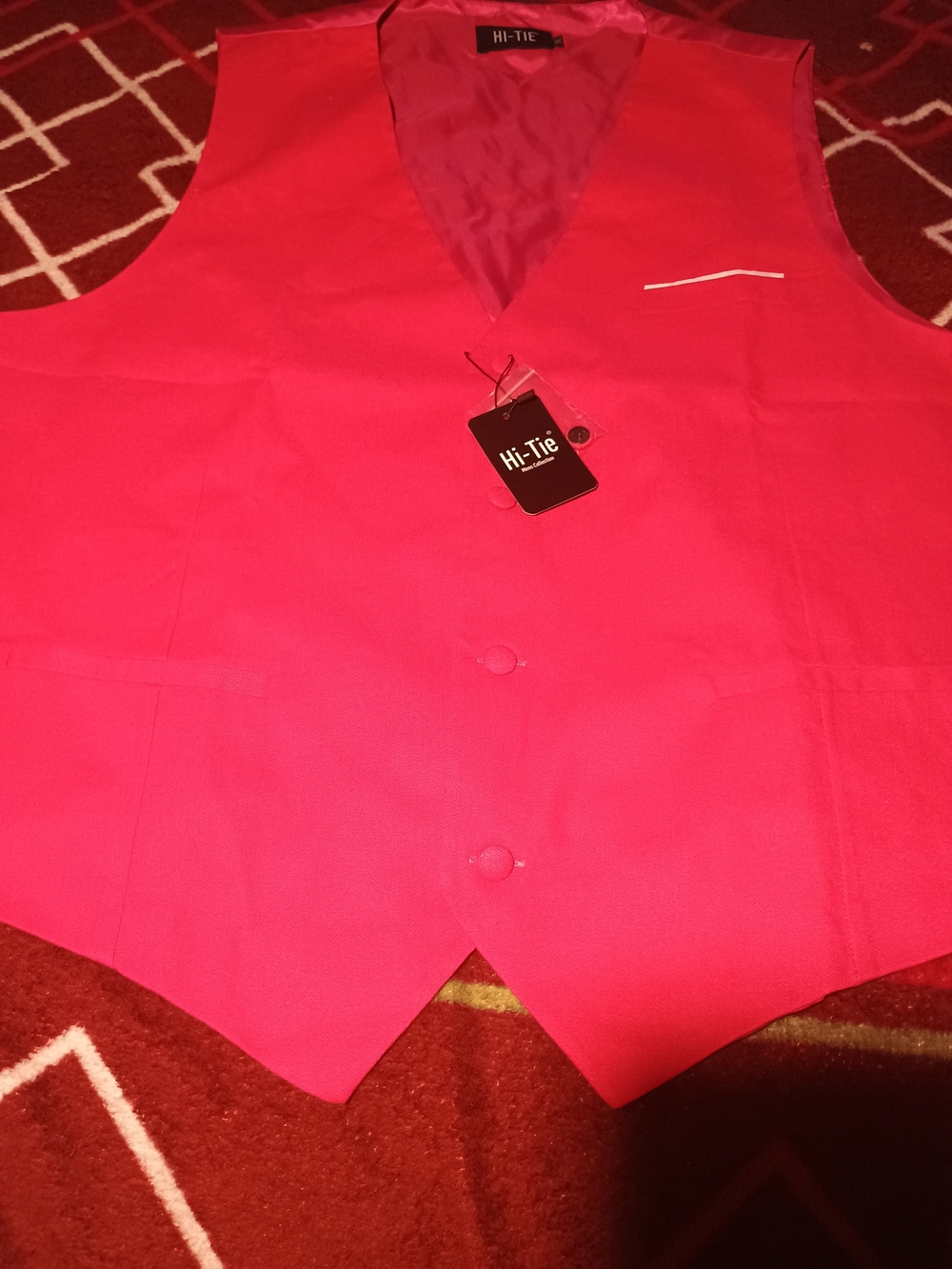 Women's Vibrant Pink Dress Vest